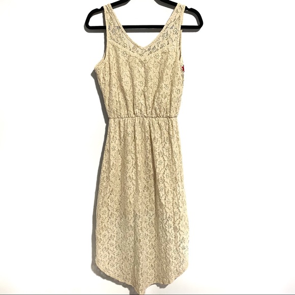 Embroidered high-low boho lace dress - Picture 4 of 5